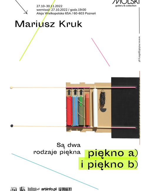 Mariusz Kruk Molski Gallery, vernissage, exhibition, works of art, contemporary art, artist