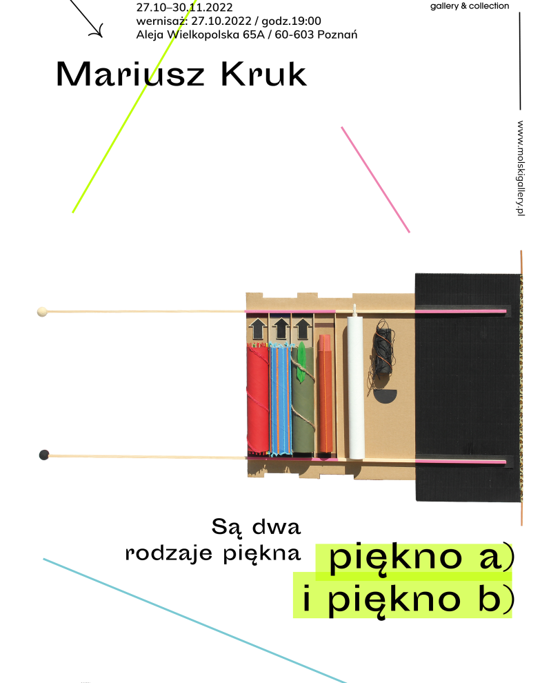 Mariusz Kruk Molski Gallery, vernissage, exhibition, works of art, contemporary art, artist