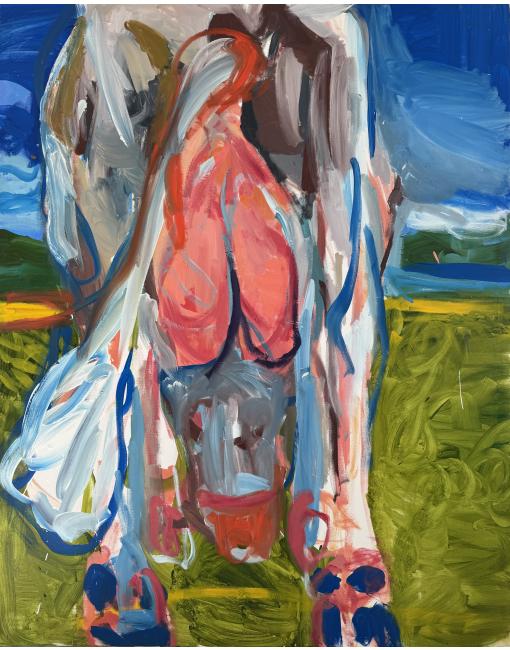 2. Monika Misztal, Cow, 2025, oil on canvas, 150x120 cm