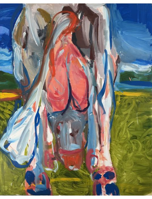 2. Monika Misztal, Cow, 2025, oil on canvas, 150x120 cm