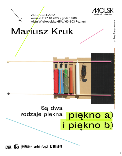 Mariusz Kruk Molski Gallery, vernissage, exhibition, works of art, contemporary art, artist
