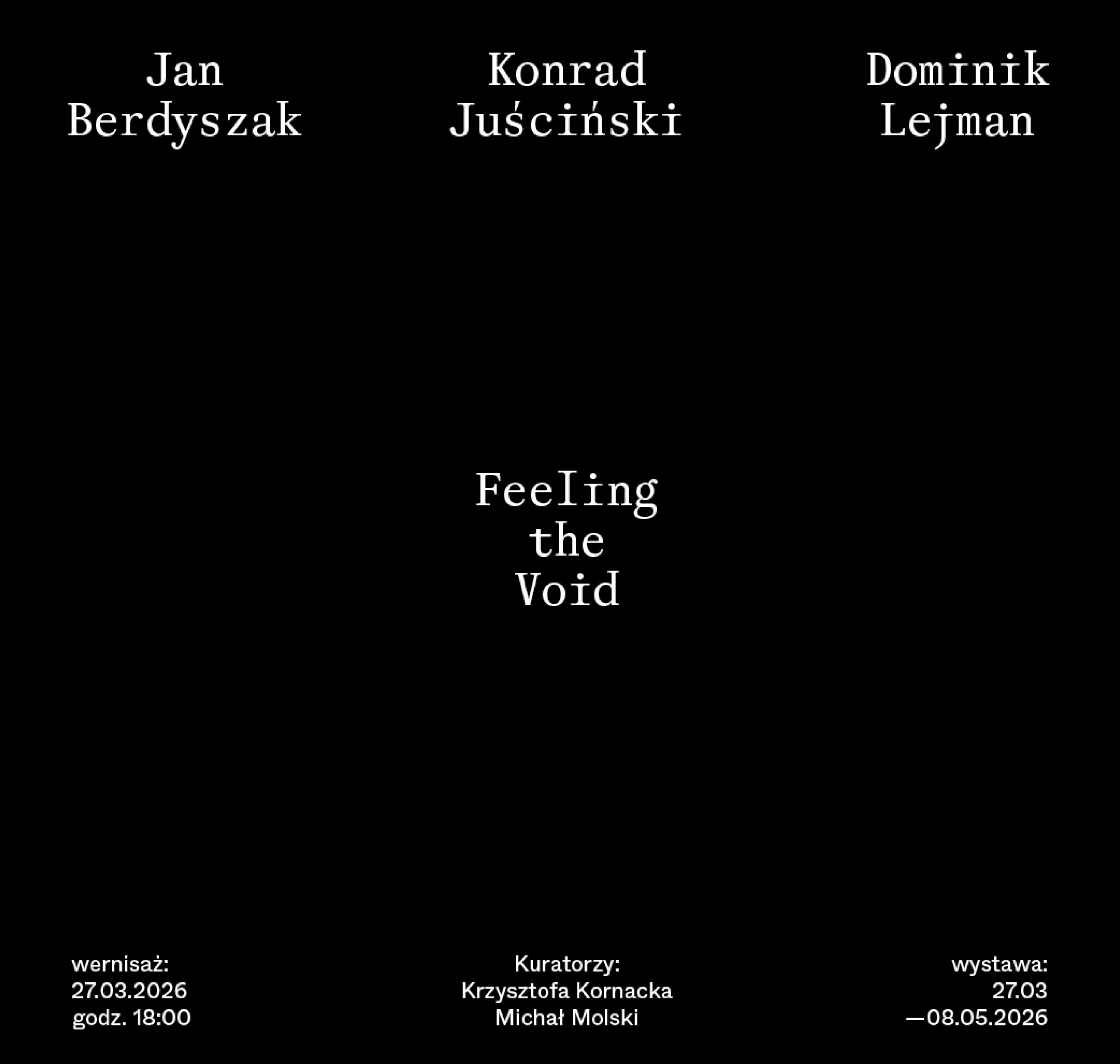 Feeling the Void